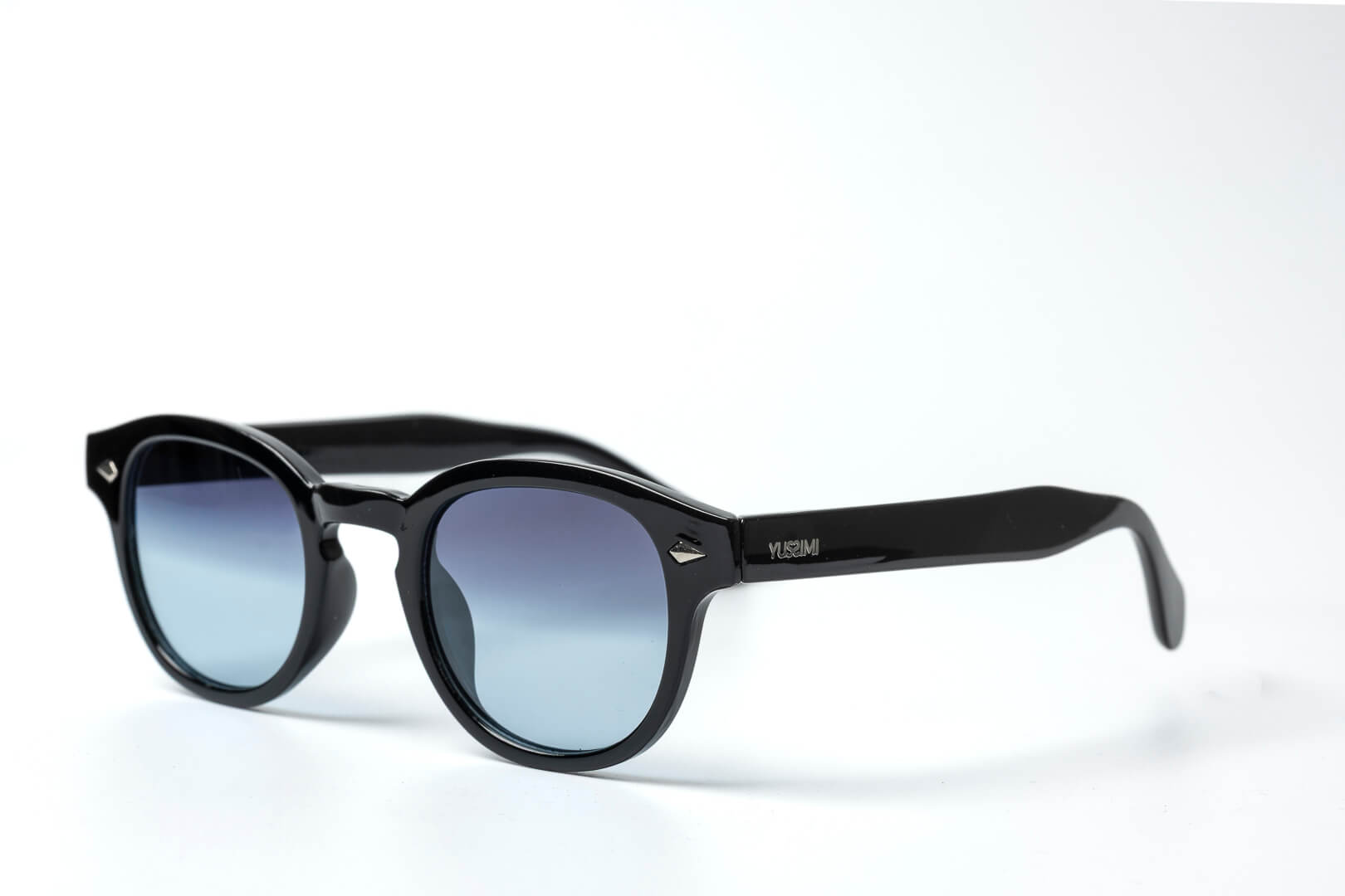 Albert noir verres dégradés bleus