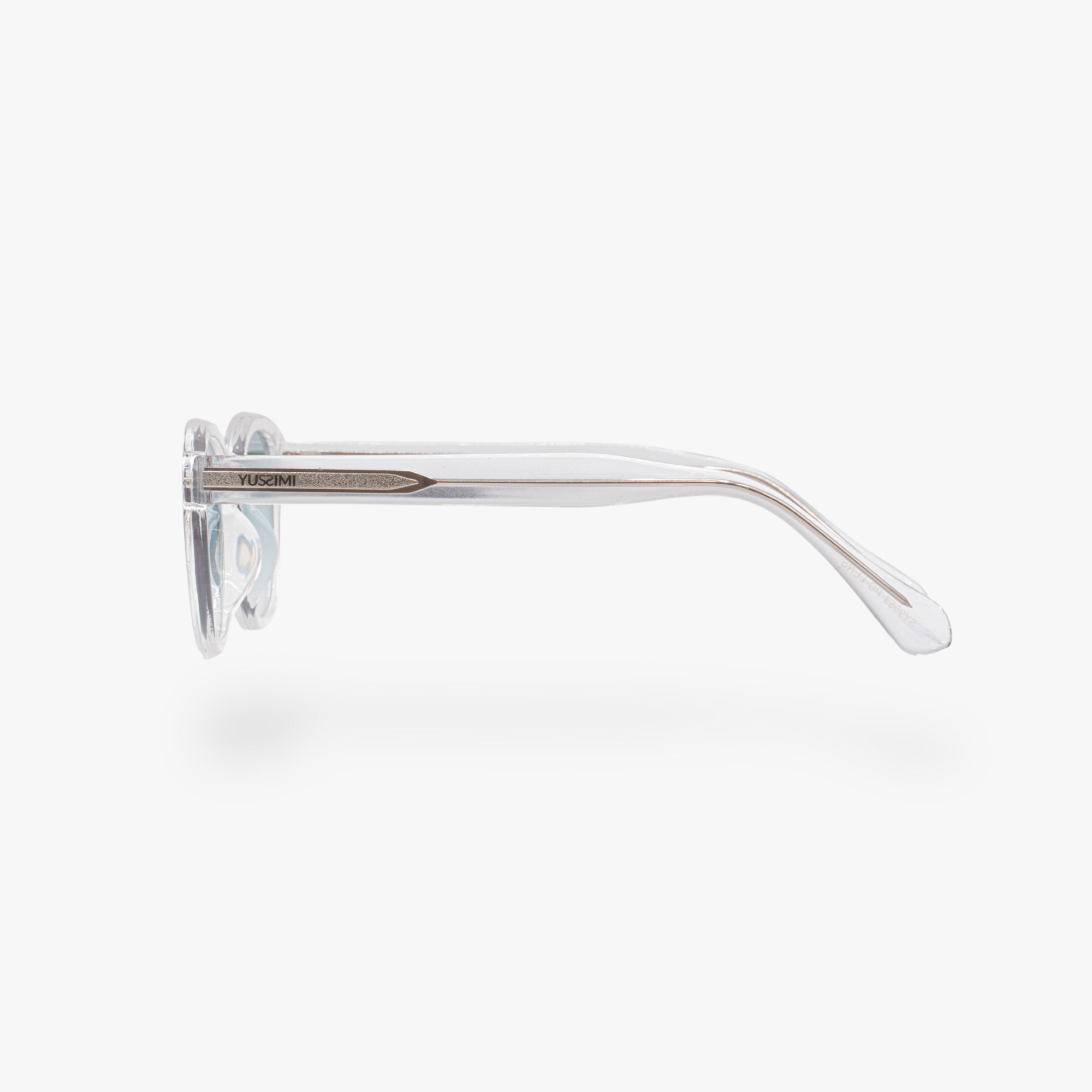 Lunettes de soleil Albert transparente verres dégradés verts mixte