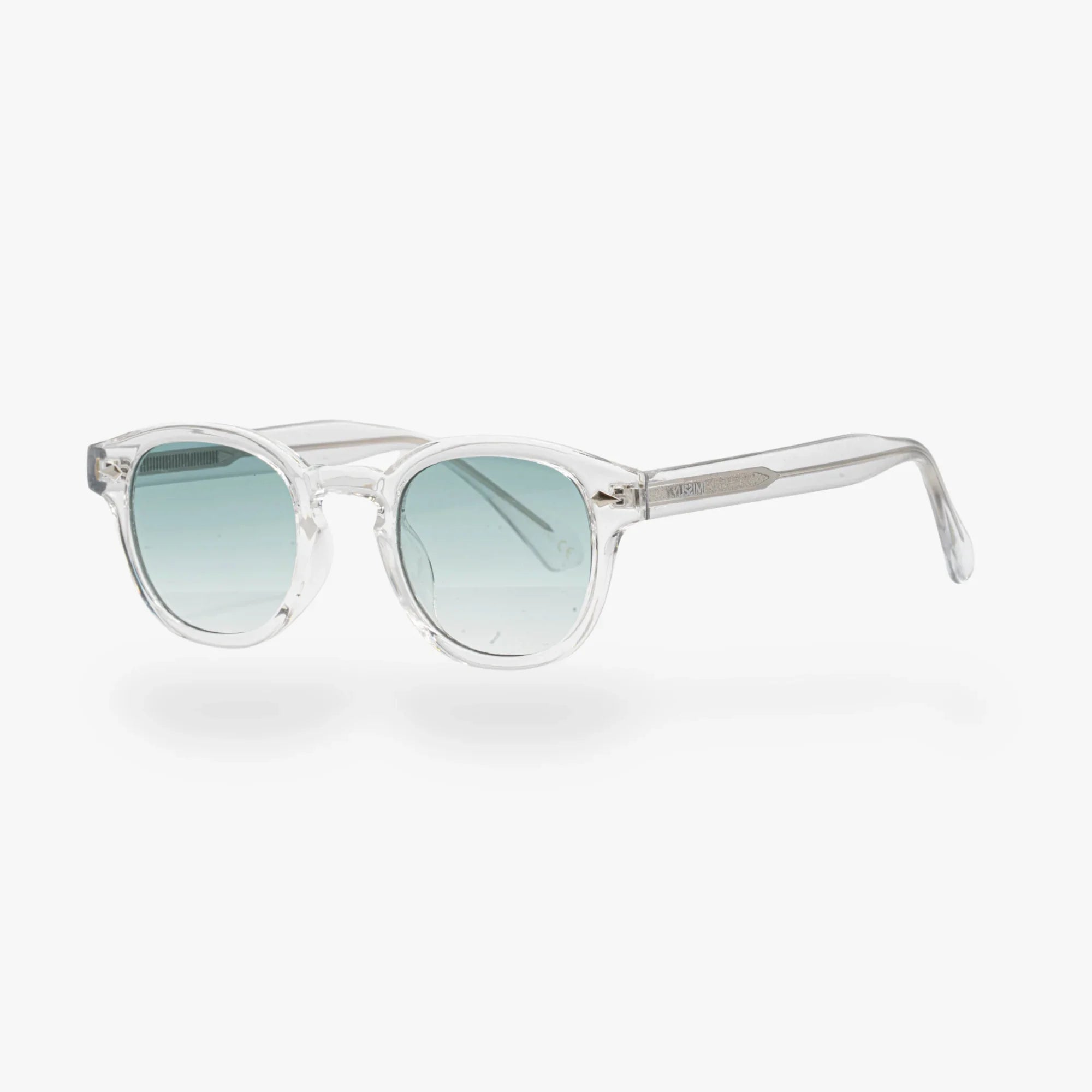 Lunettes de soleil Albert transparente verres dégradés verts mixte