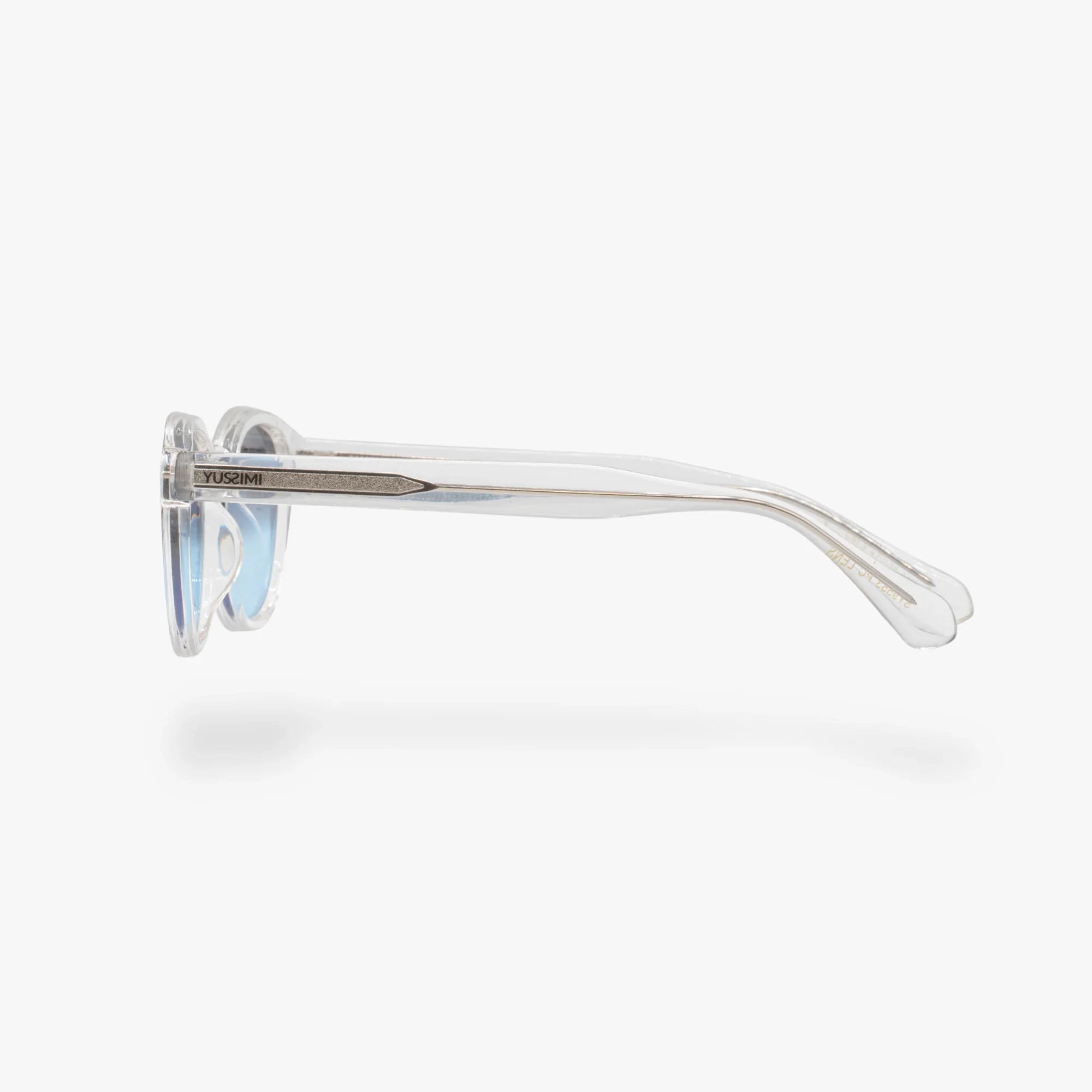 Lunettes de soleil Albert transparente verres dégradés bleus foncés mixte