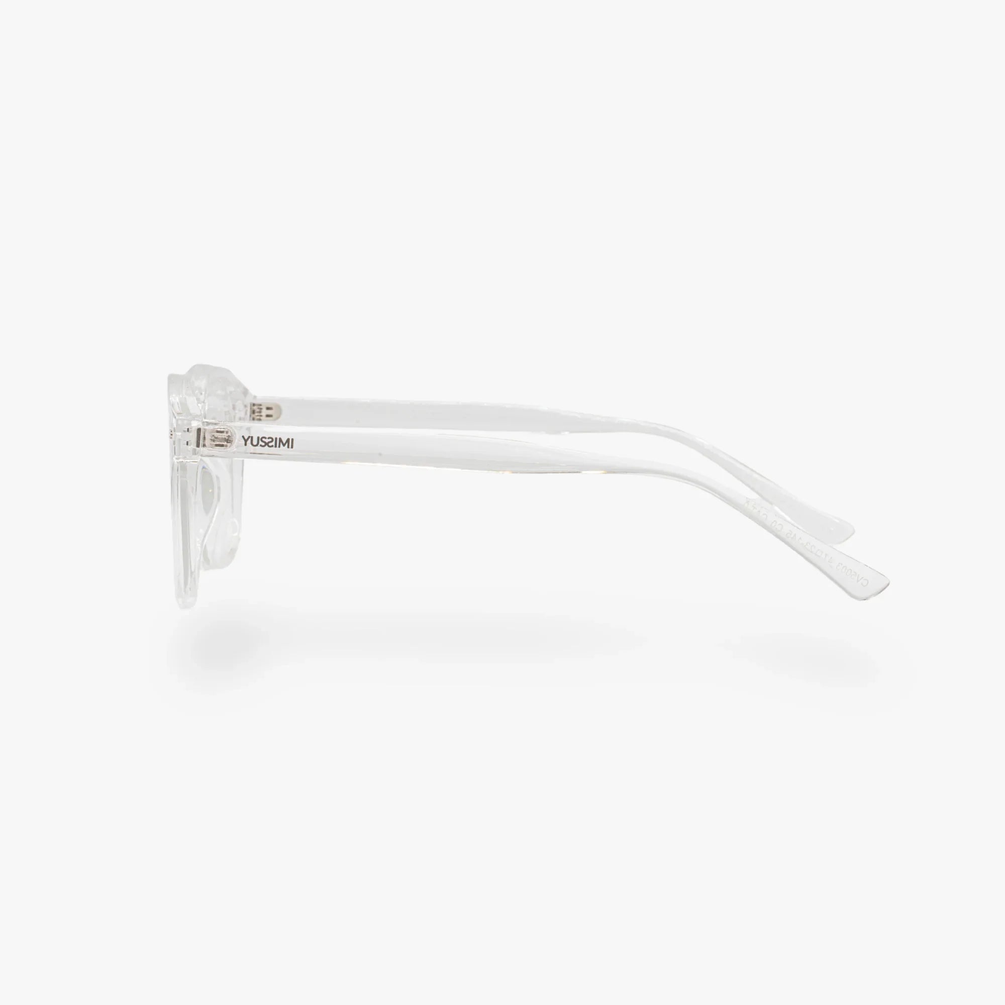 Lunettes de soleil Arthur transparente verres carrés transparents mixte