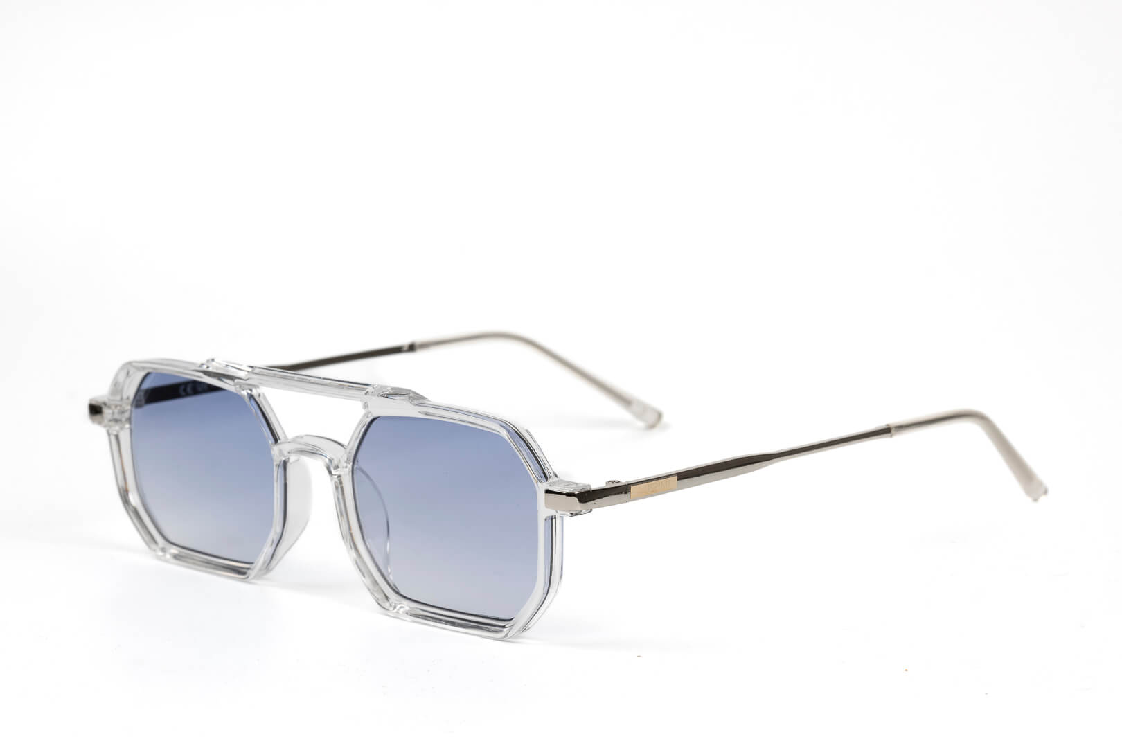 Mia transparent verres dégradés bleus foncés