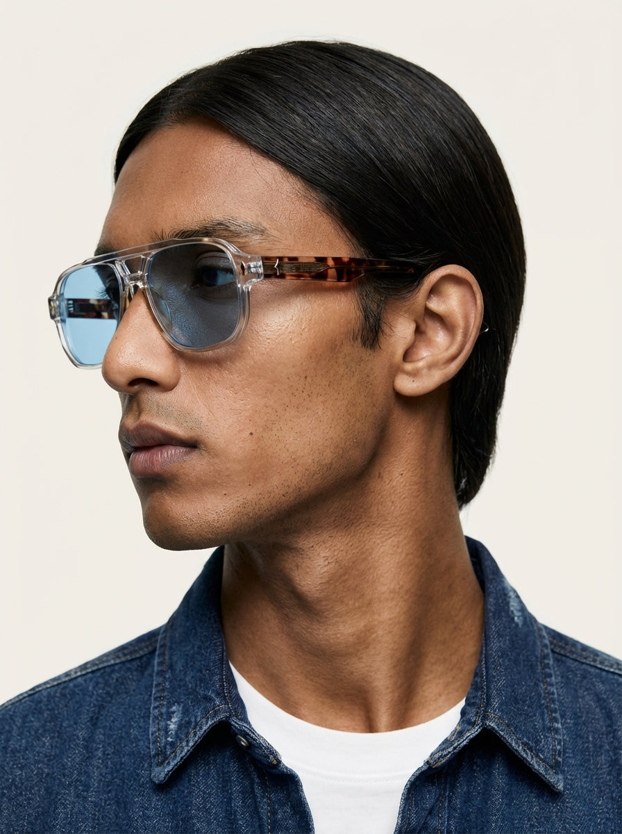 Brooklyn transparente bleu