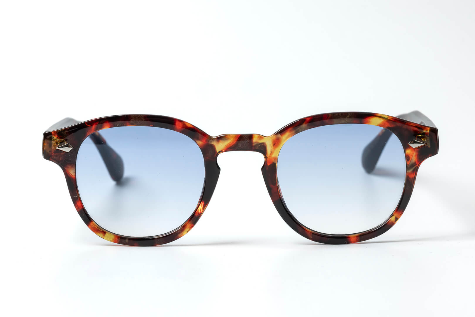 Albert tortoiseshell blue glasses