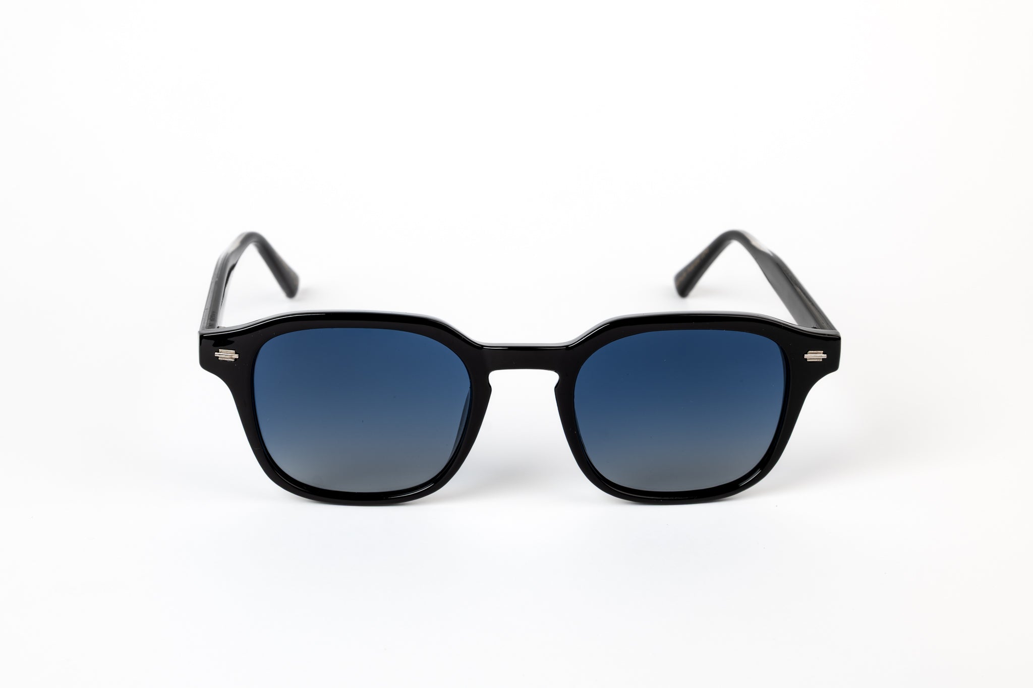 Arthur noire verre bleu polarisée