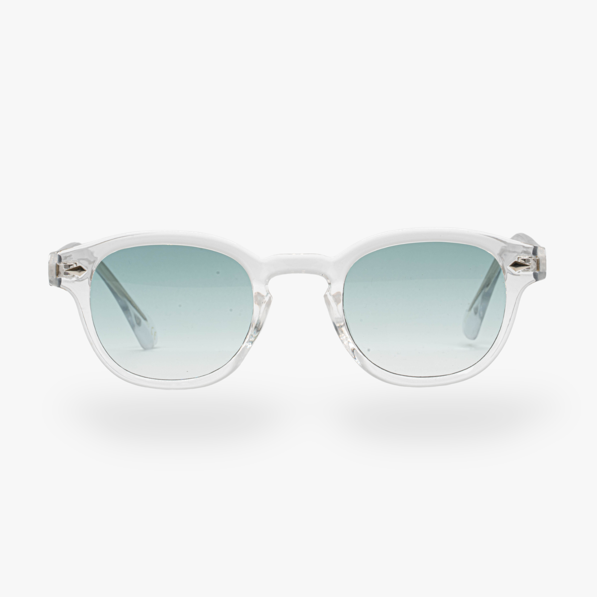 Lunettes de soleil Albert transparente verres dégradés verts mixte