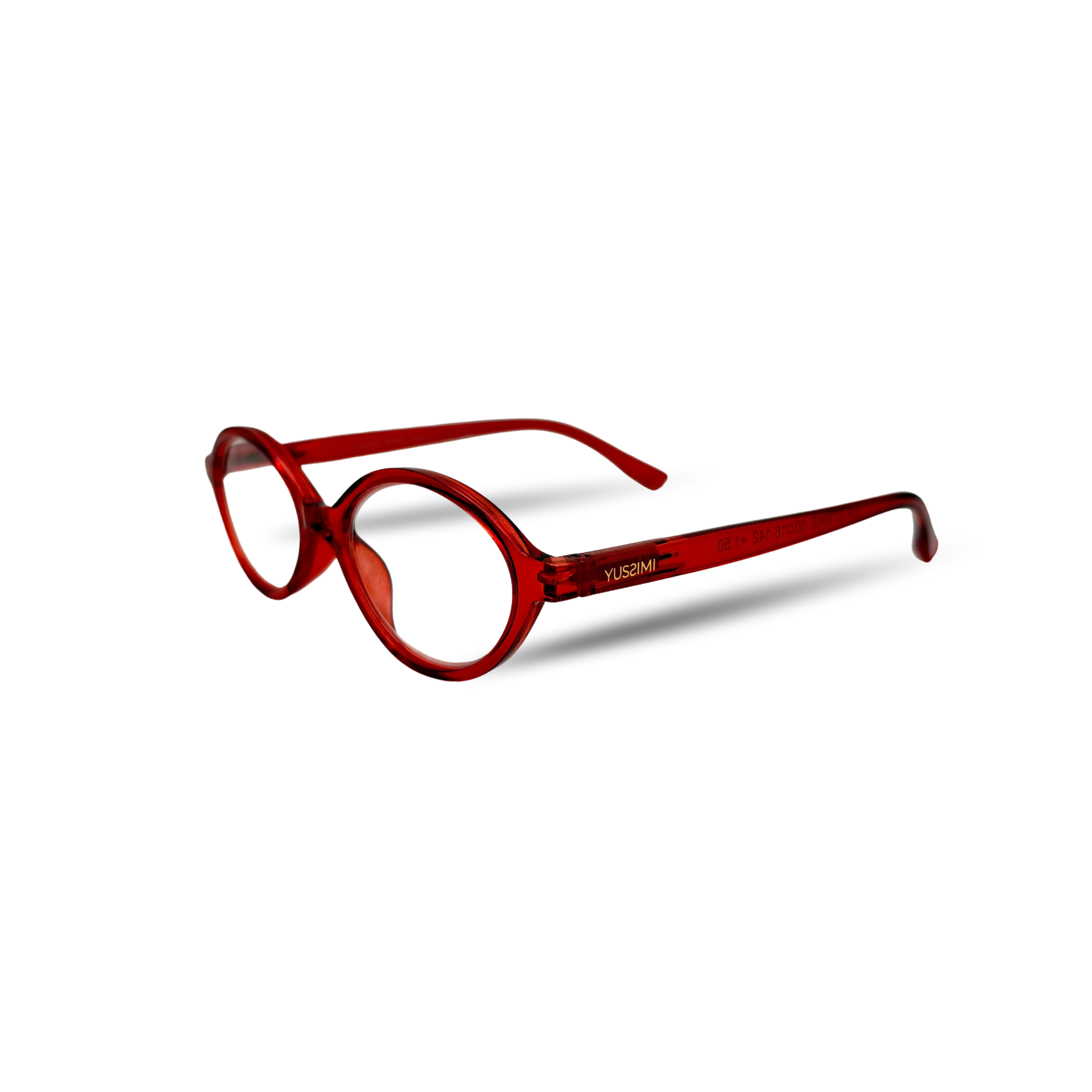 Loupe ovale rouge +2.5