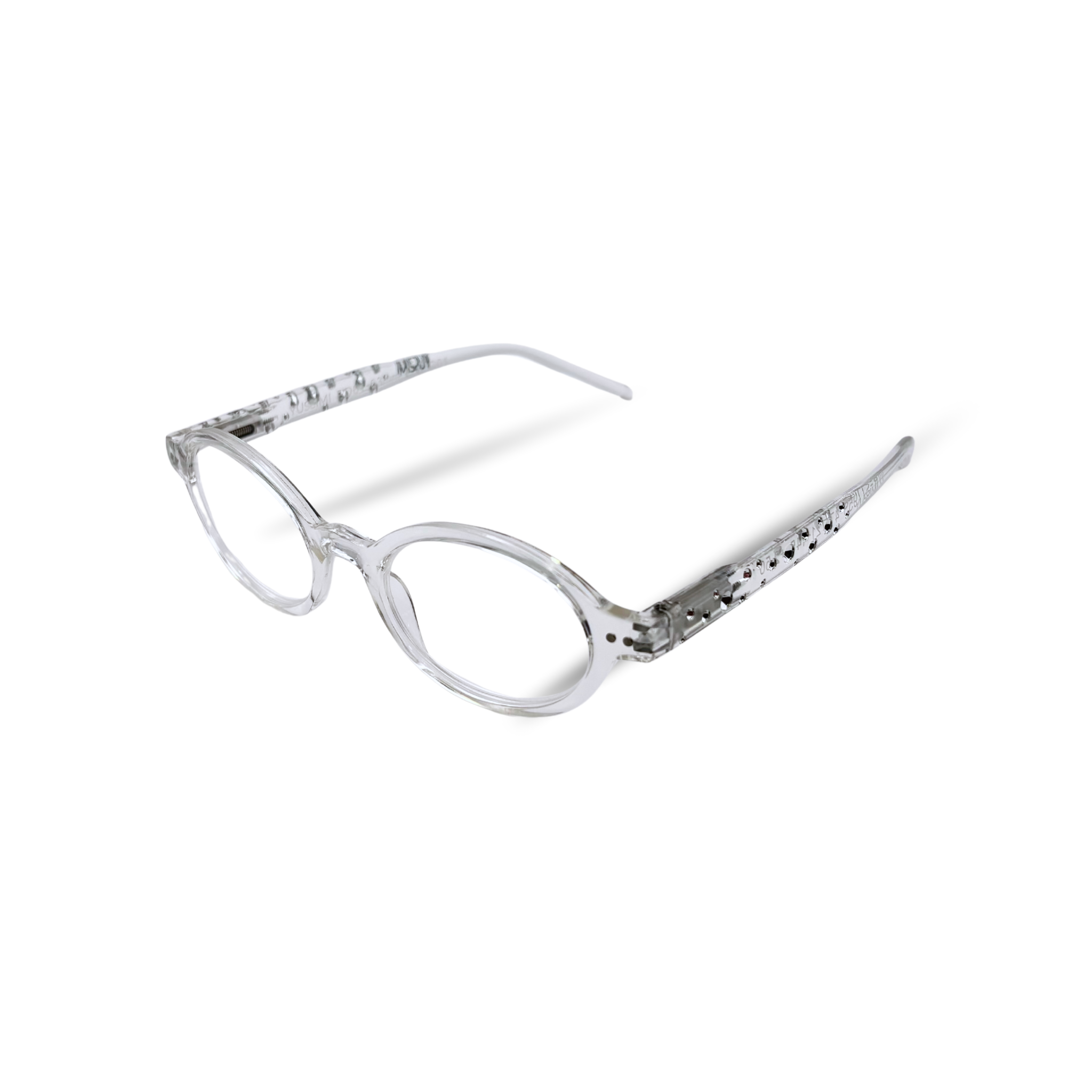 Loupe ovale transparente à strass +2-thumbmail-2