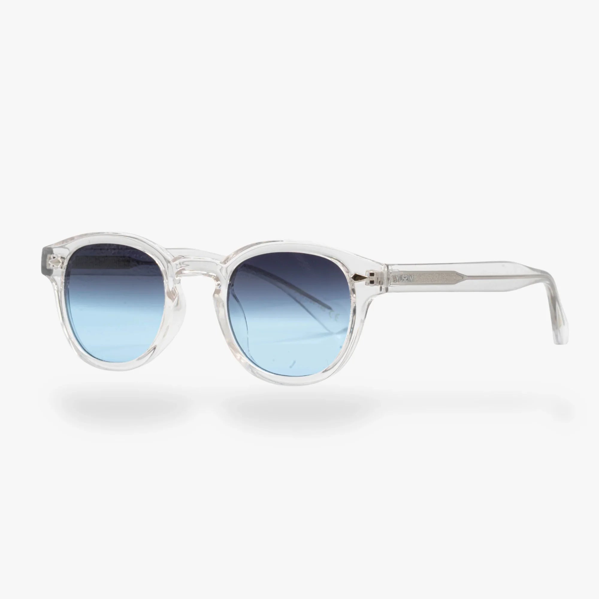 Lunettes de soleil Albert transparente verres dégradés bleus foncés mixte