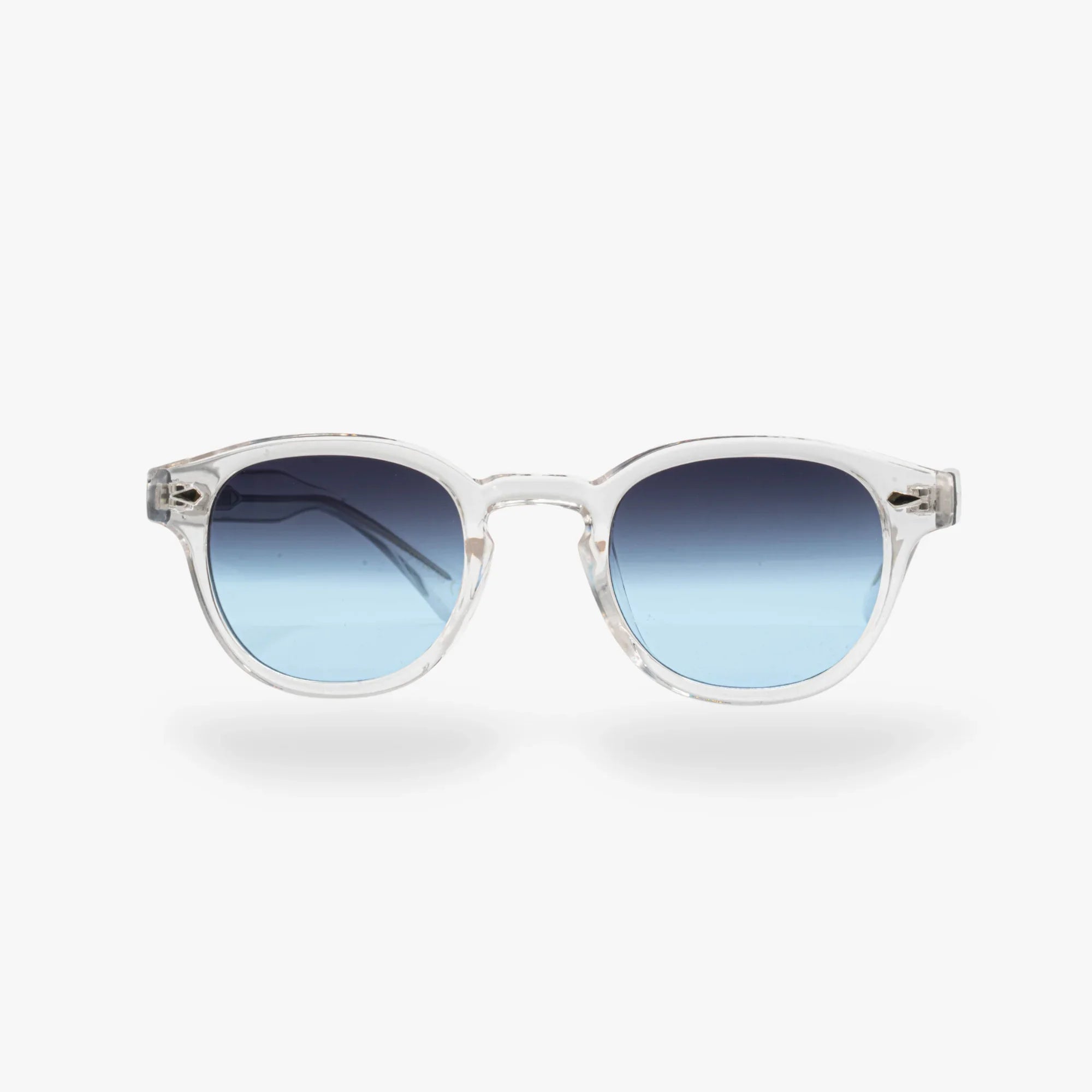 Lunettes de soleil Albert transparente verres dégradés bleus foncés mixte