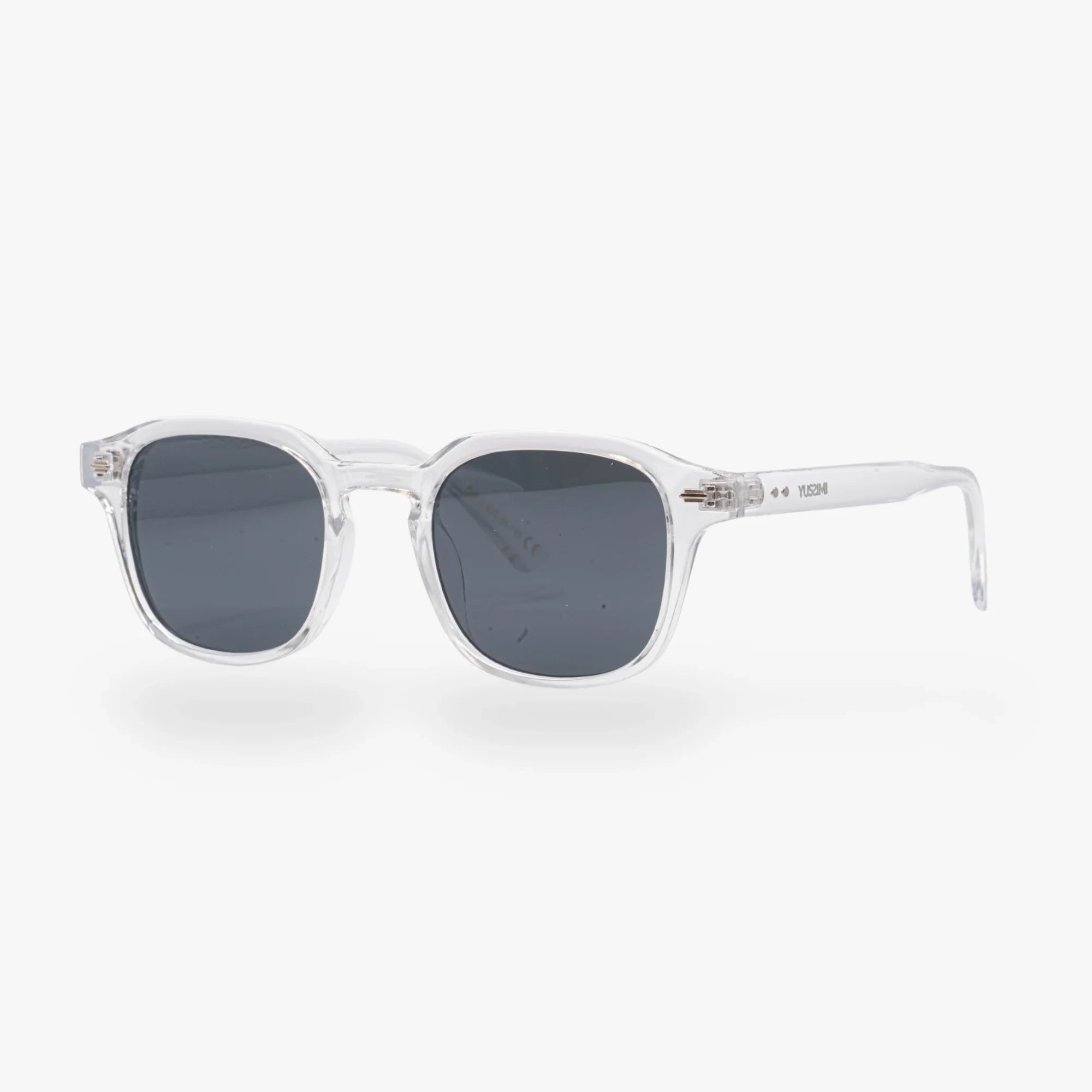 Lunettes de soleil Arthur transparente verres carrés gris mixte
