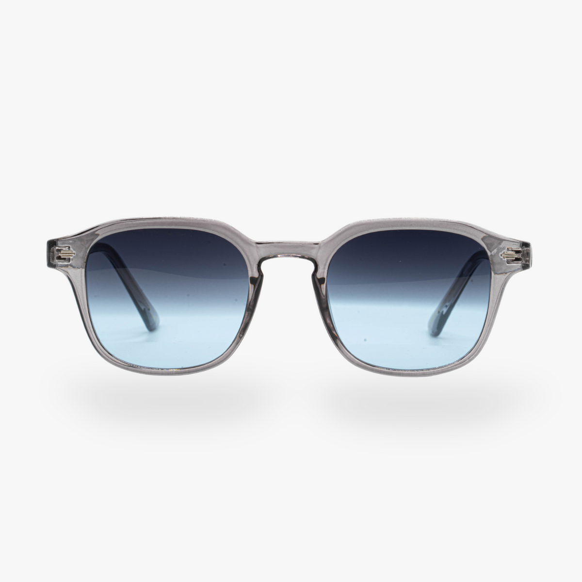 Lunettes De Soleil PIFWEAR Lube 2401C - Monture Acétate Bleu Clair - Verres Bleus CR39 UV400 - Italie