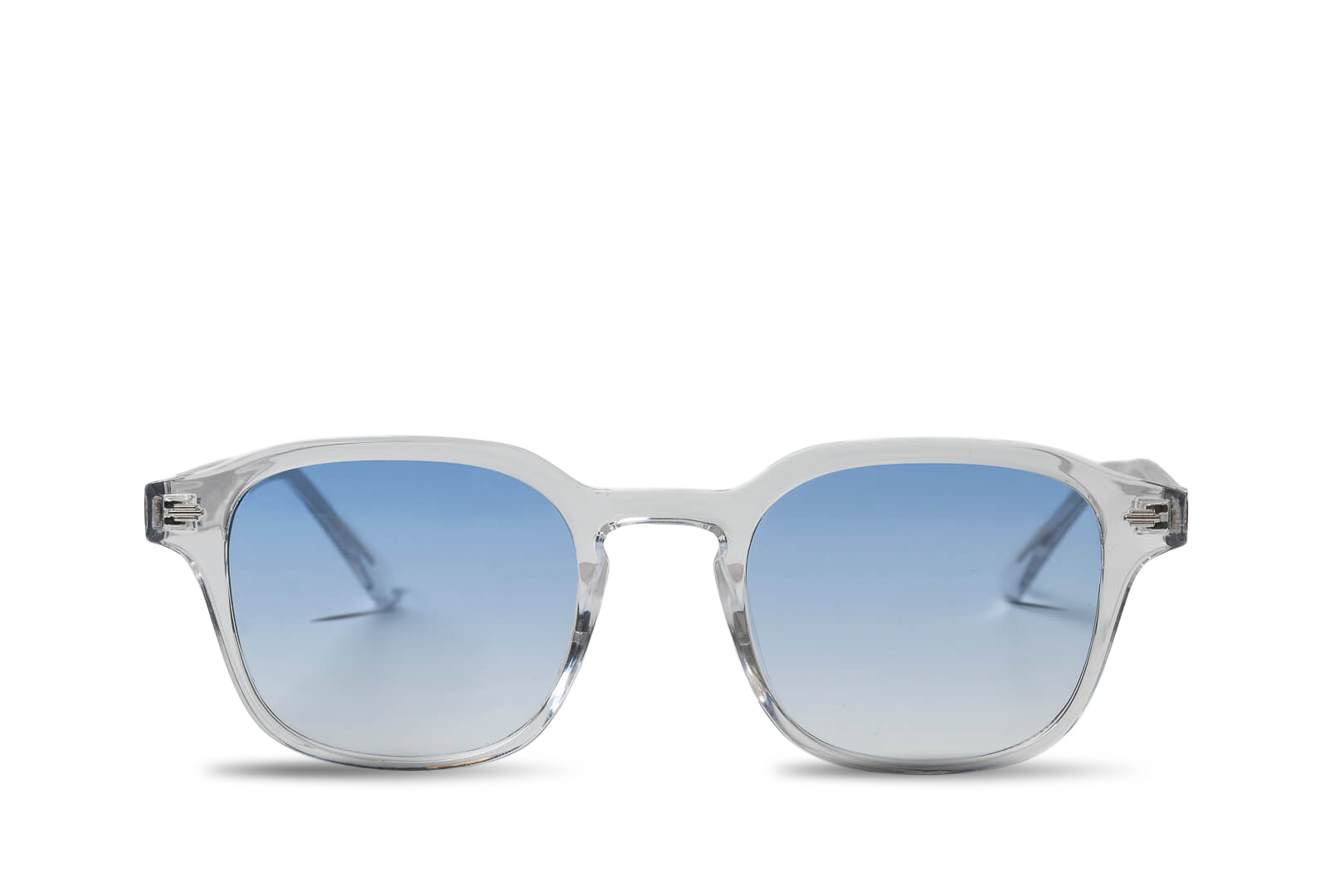 Arthur transparent blue gradient lenses