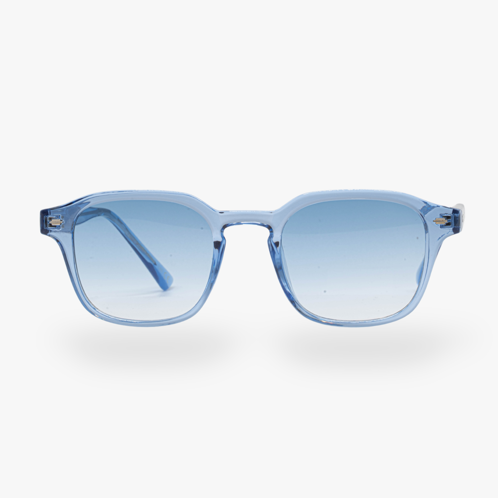 Lunettes de soleil Arthur transparente bleu verres carrés dégradés bleus mixte