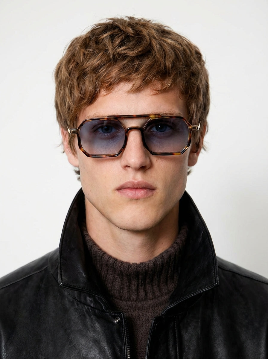 Mia Ecaille blue glasses