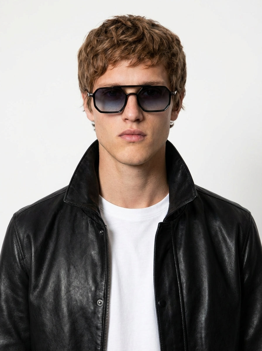 Mia black with dark blue gradients