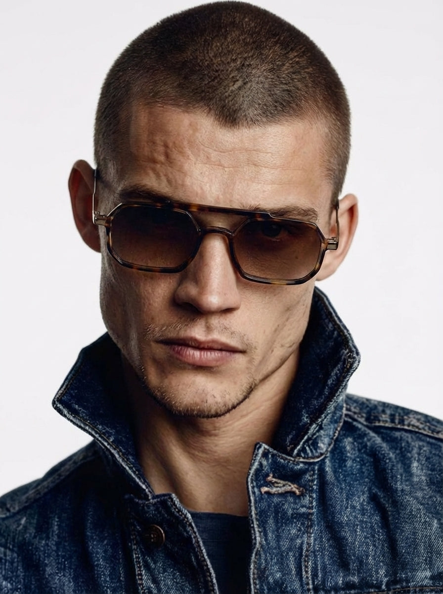 Mia brown gradient lenses