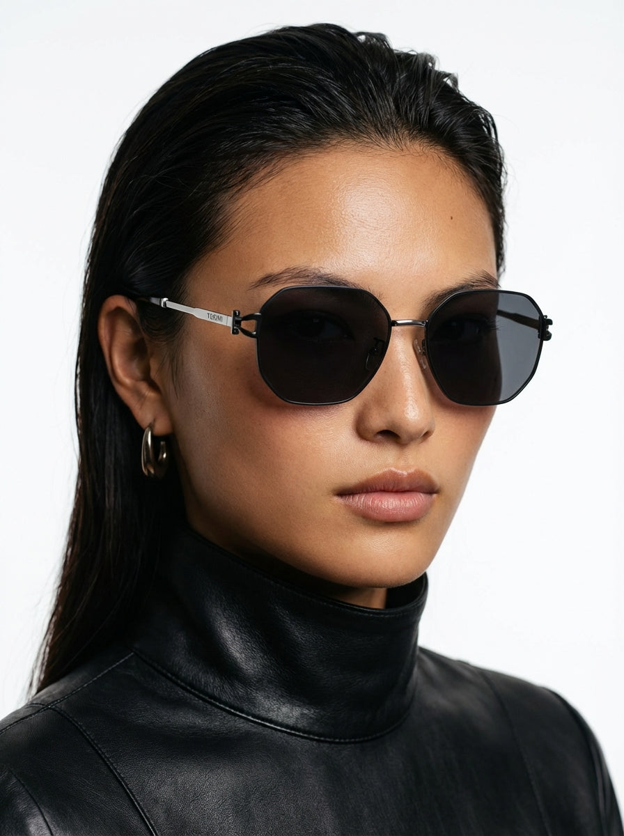Jenna Acier Noir Polarisées