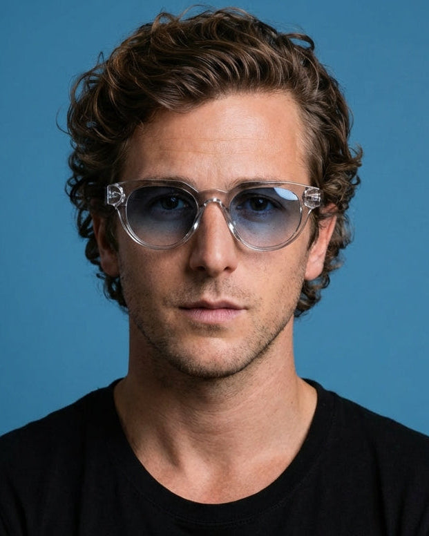 Mathis Transparente bleu